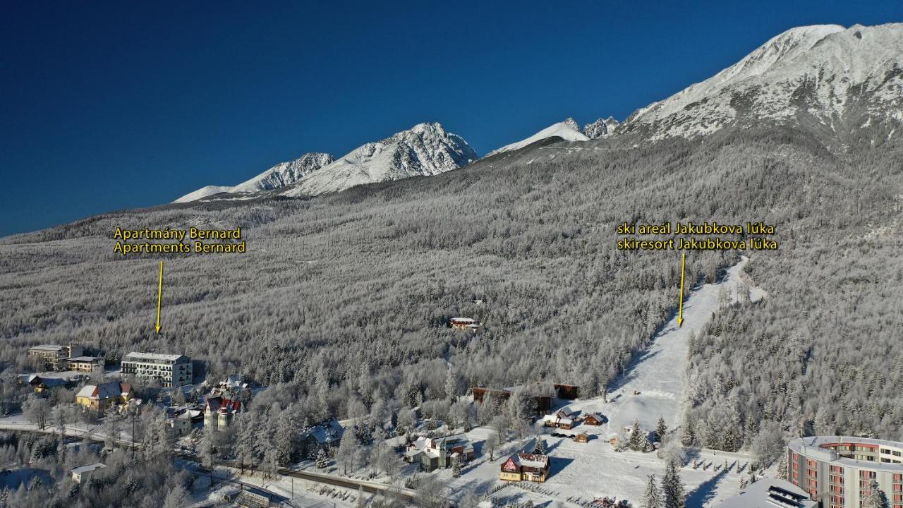 Cozy Studio With Netflix - Apartmanovy Dom Bernard Vysoké Tatry Dış mekan fotoğraf